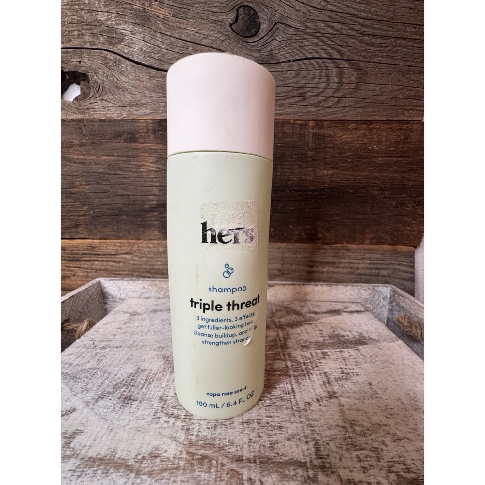 Hers Triple Threat Shampoo 6.4 fl oz — Scuffed‎ Bottle